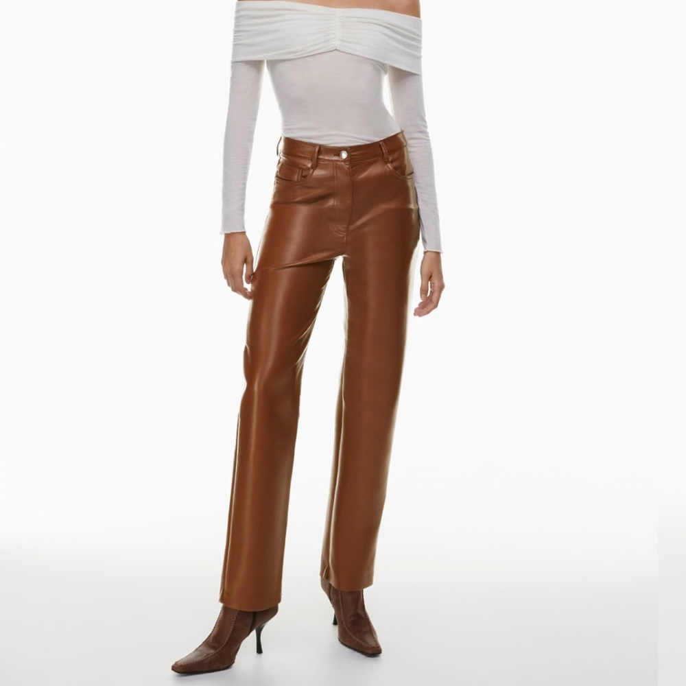 Aritzia Wilfred leather pants